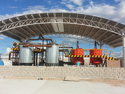 Destilación de aceite usado 